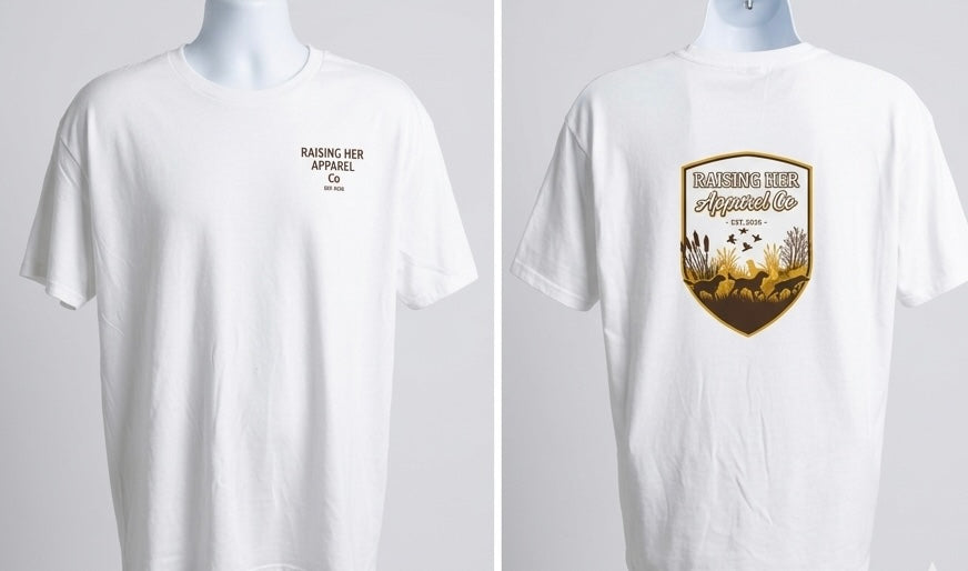 Raising Her Apparel Hunting Logo Tee